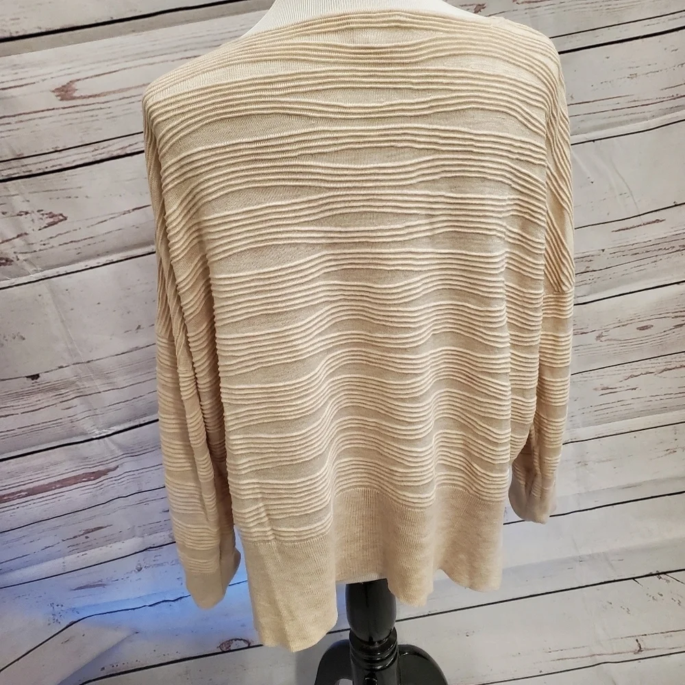 Dkny ecru textured